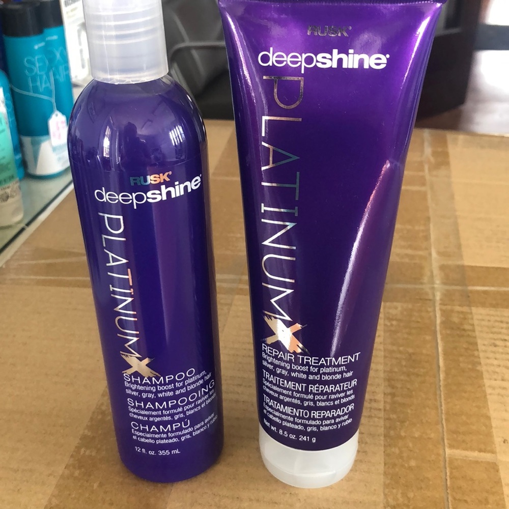 Platinum shampoo and conditioner set - new